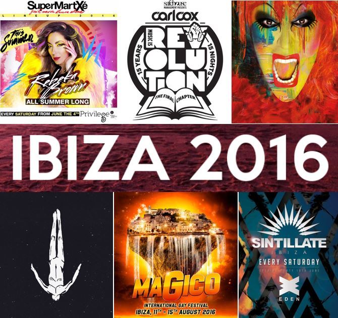 Ibiza, la programmation 2016
