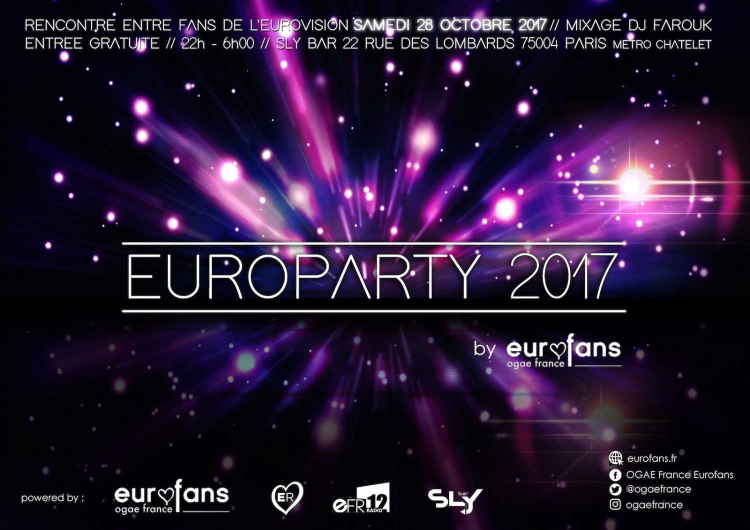 EUROPARTY 2017 au Sly Bar Club