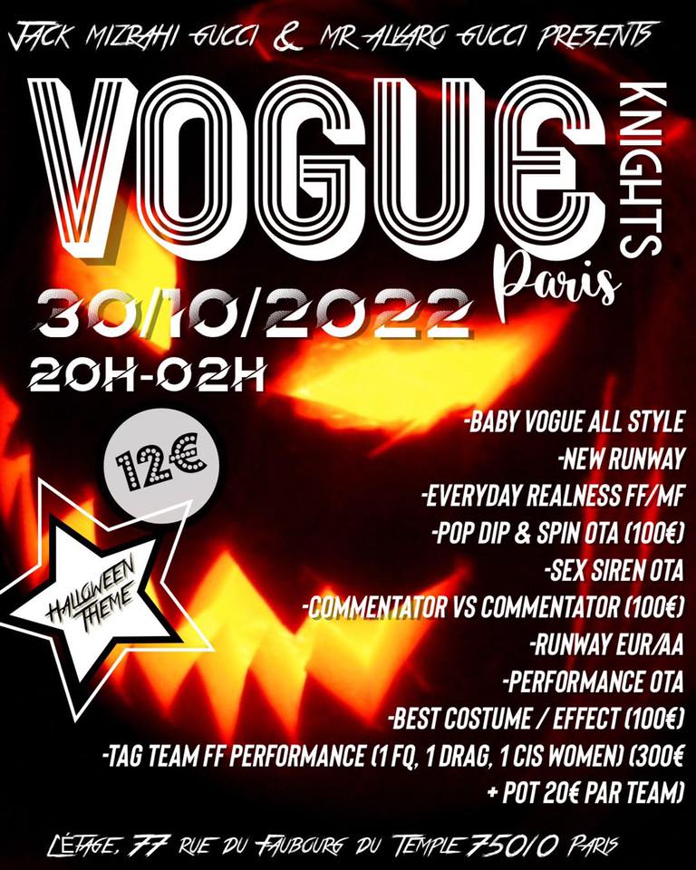 Vogue Knights Paris à L'étage du Gibus