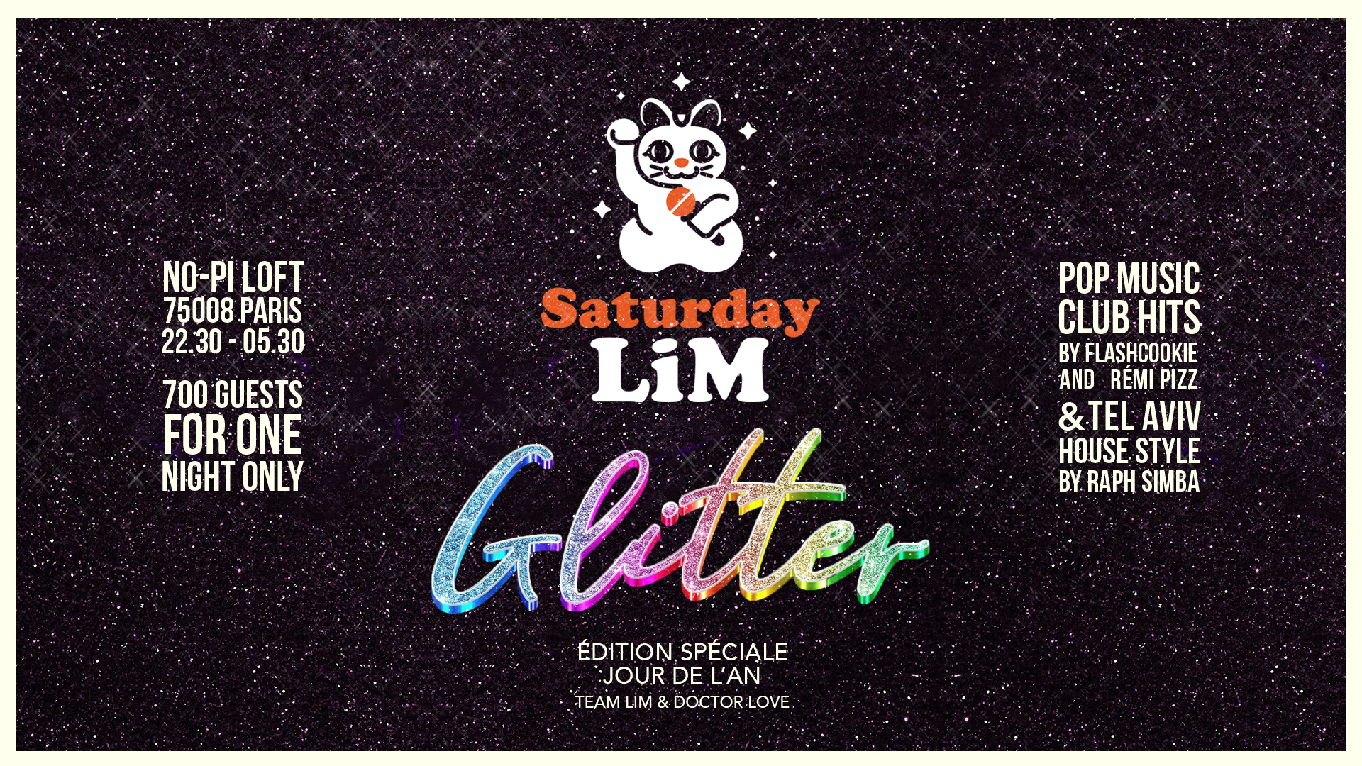 Saturday LIM Glitter au No.Pi