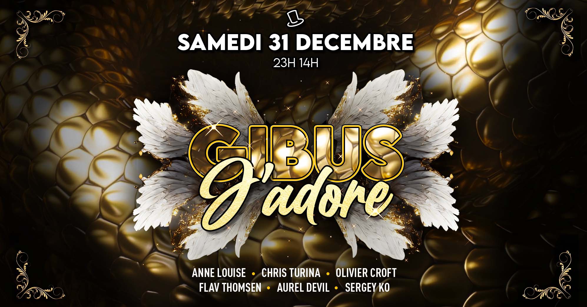 L'Etage J'adore NYE 2023 à L'Etage du Gibus