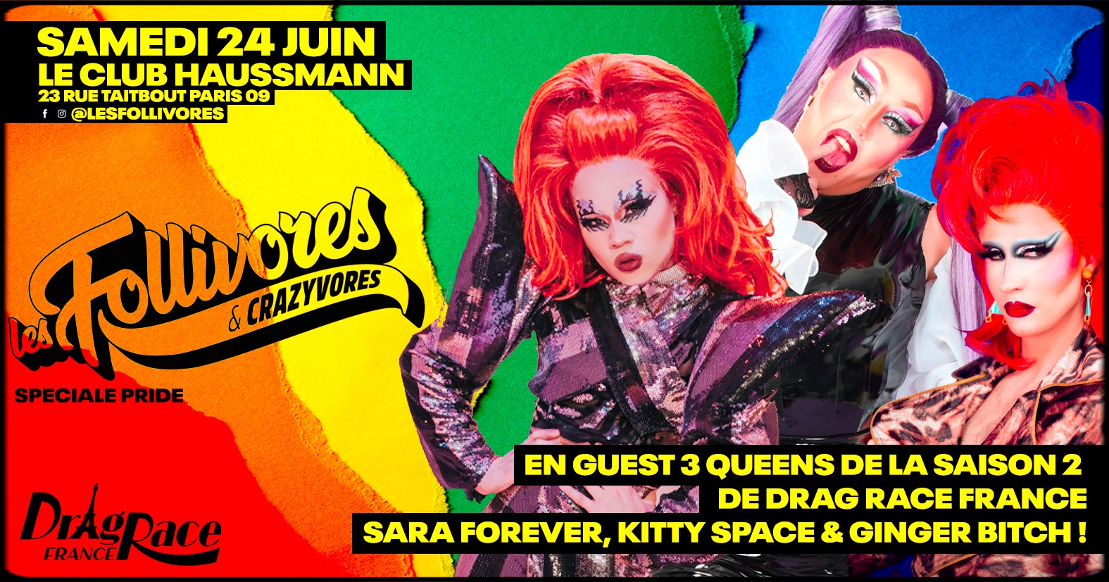 Les Follivores & Crazyvores au Club Haussmann