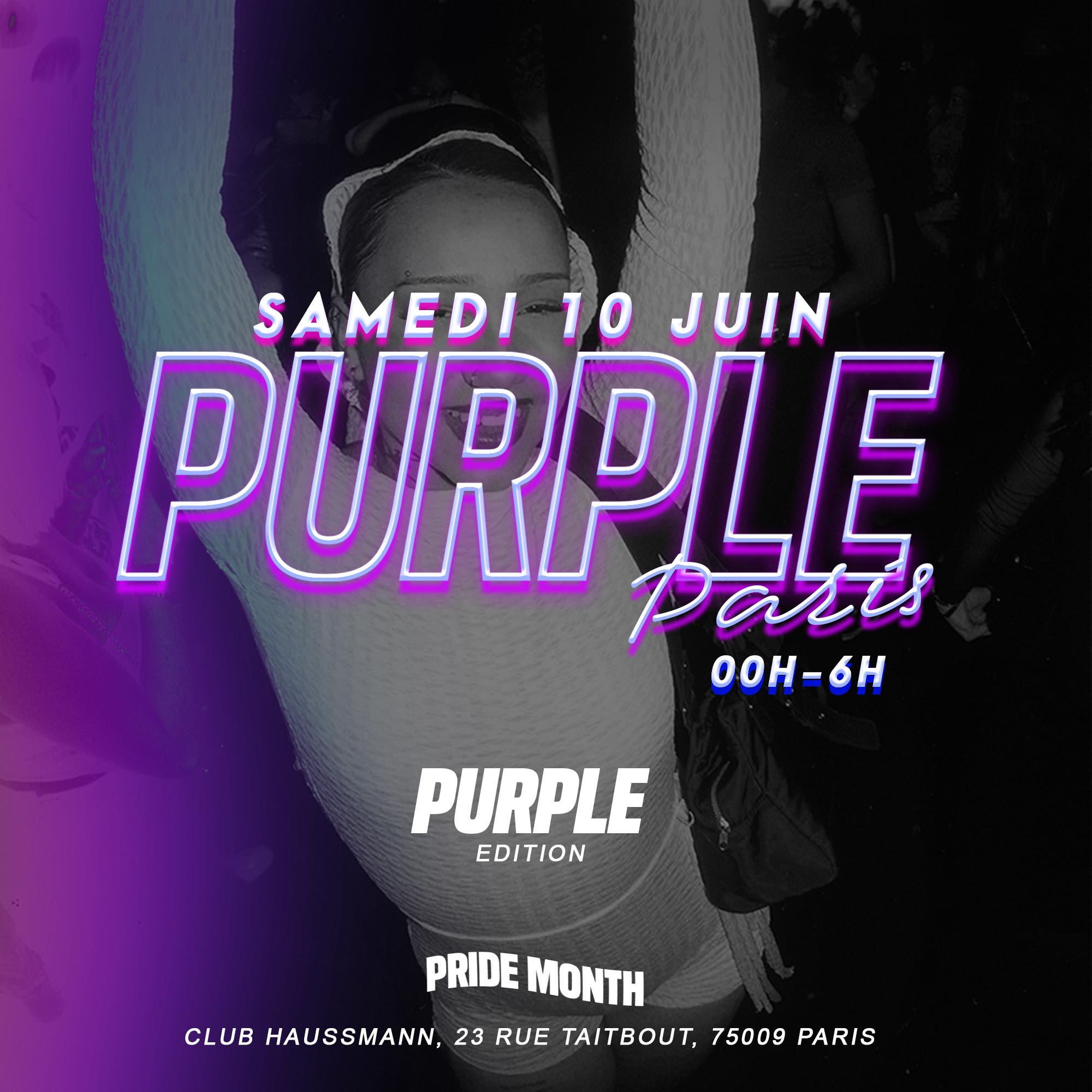 La Purple au Club Haussmann