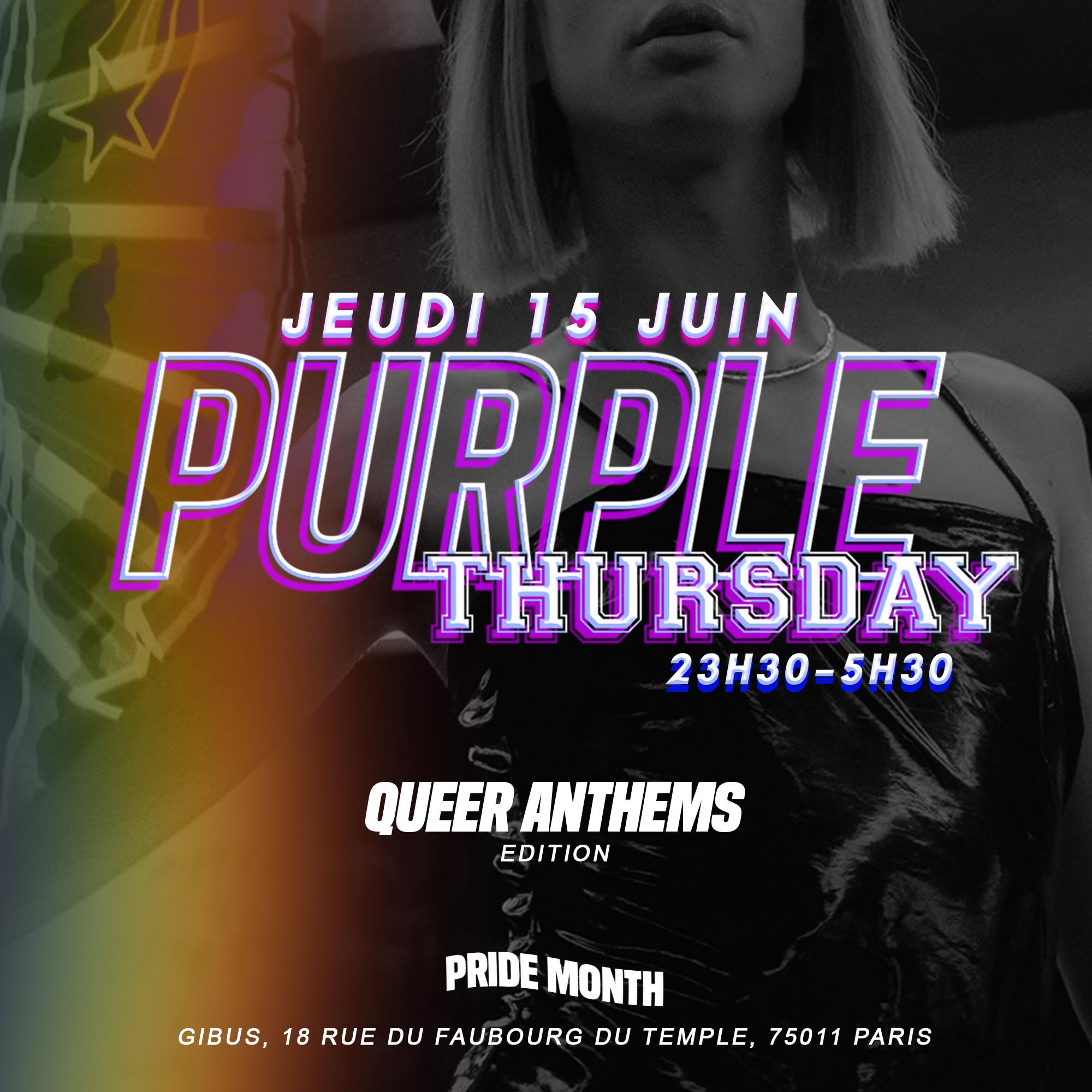 La Purple au Gibus