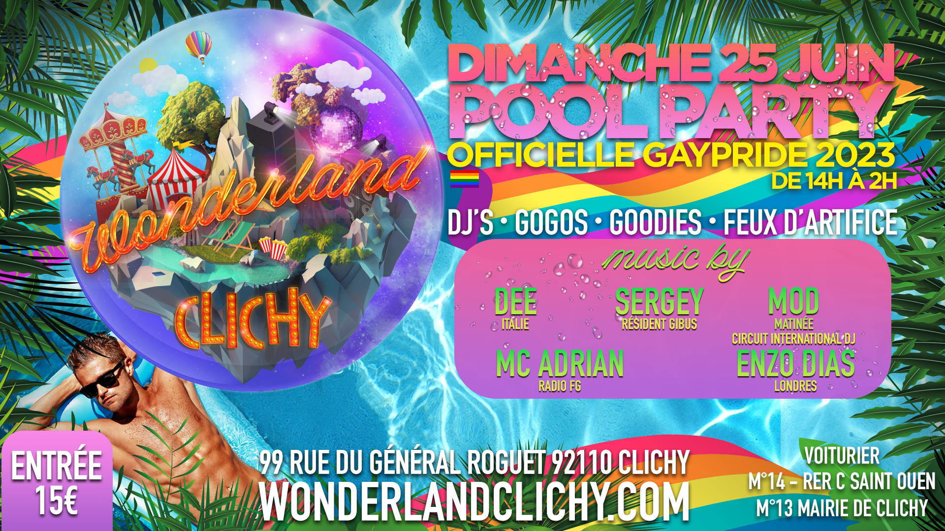 Pool Party au Wonderland