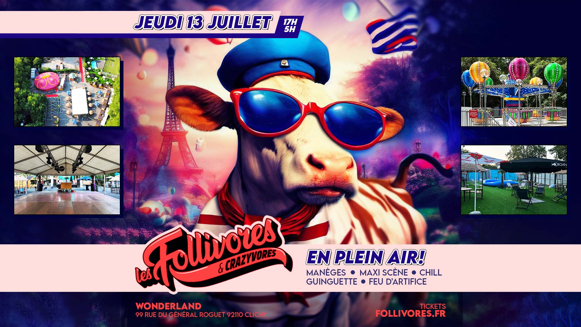 Les Follivores ANNULEES à Wonderland