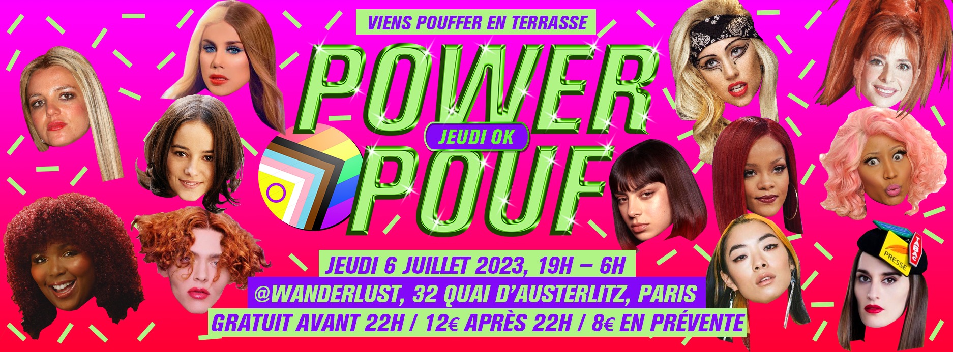 Jeudi OK x Powerpouf au Wanderlust