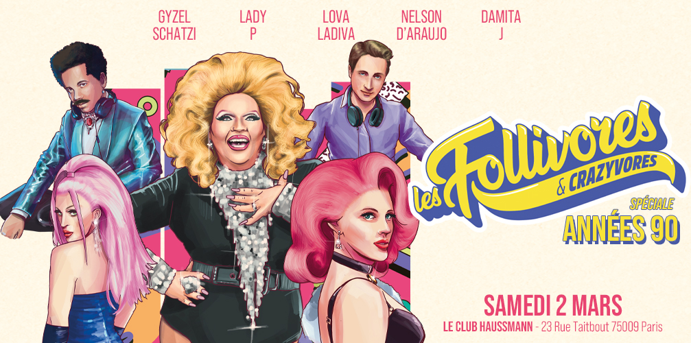 Les Follivores & Crazyvores au Club Haussmann