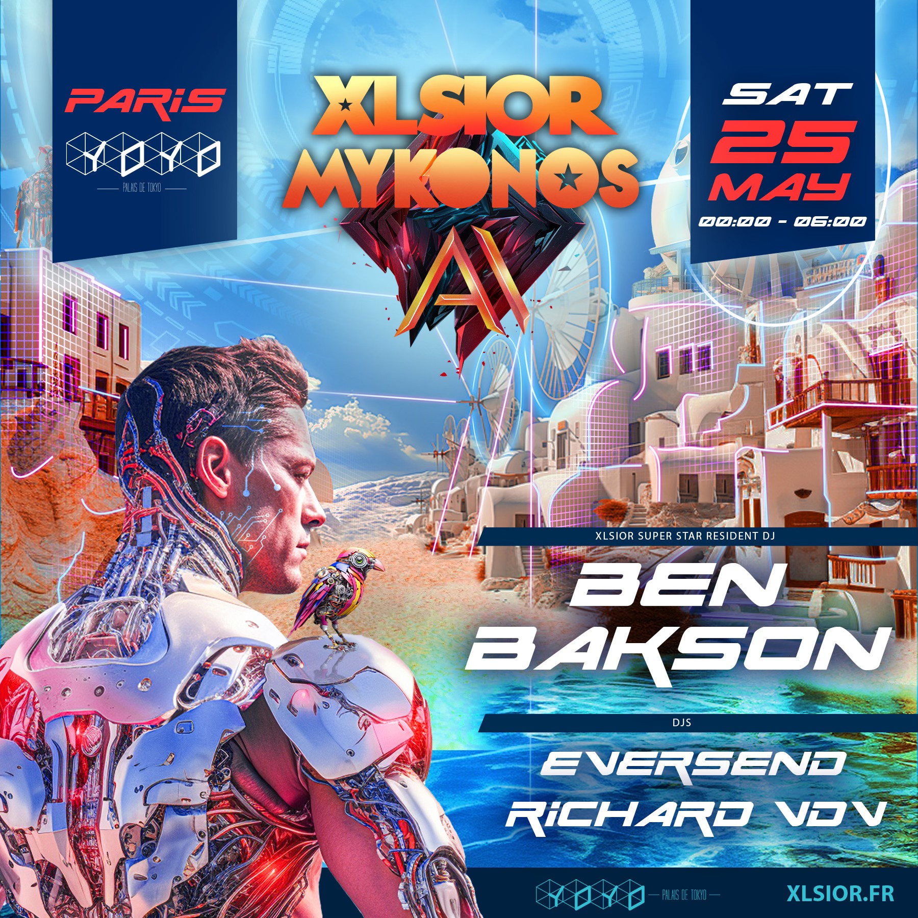 XLsior Mykonos au Yoyo - Palais de Tokyo