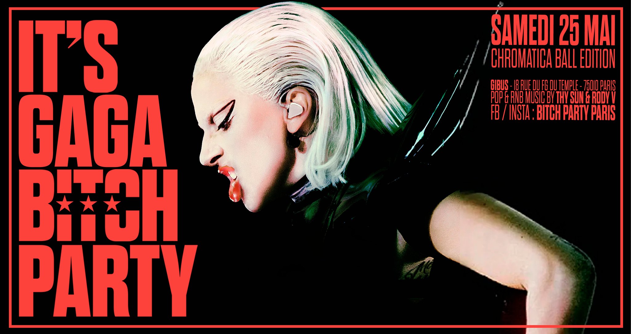 It's Gaga Bitch Party au Gibus
