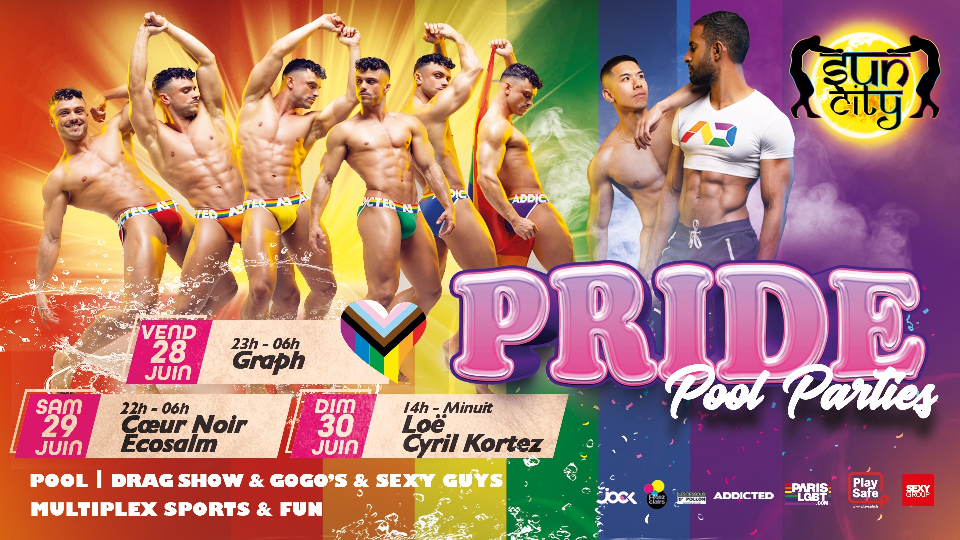 Pride Pool Party au Sun City