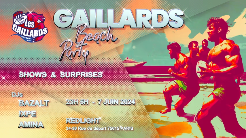 Gaillards Beach Party au Redlight