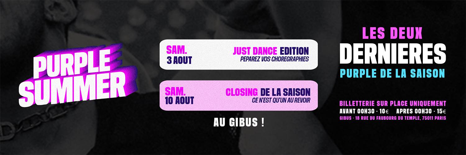 La Purple au Gibus