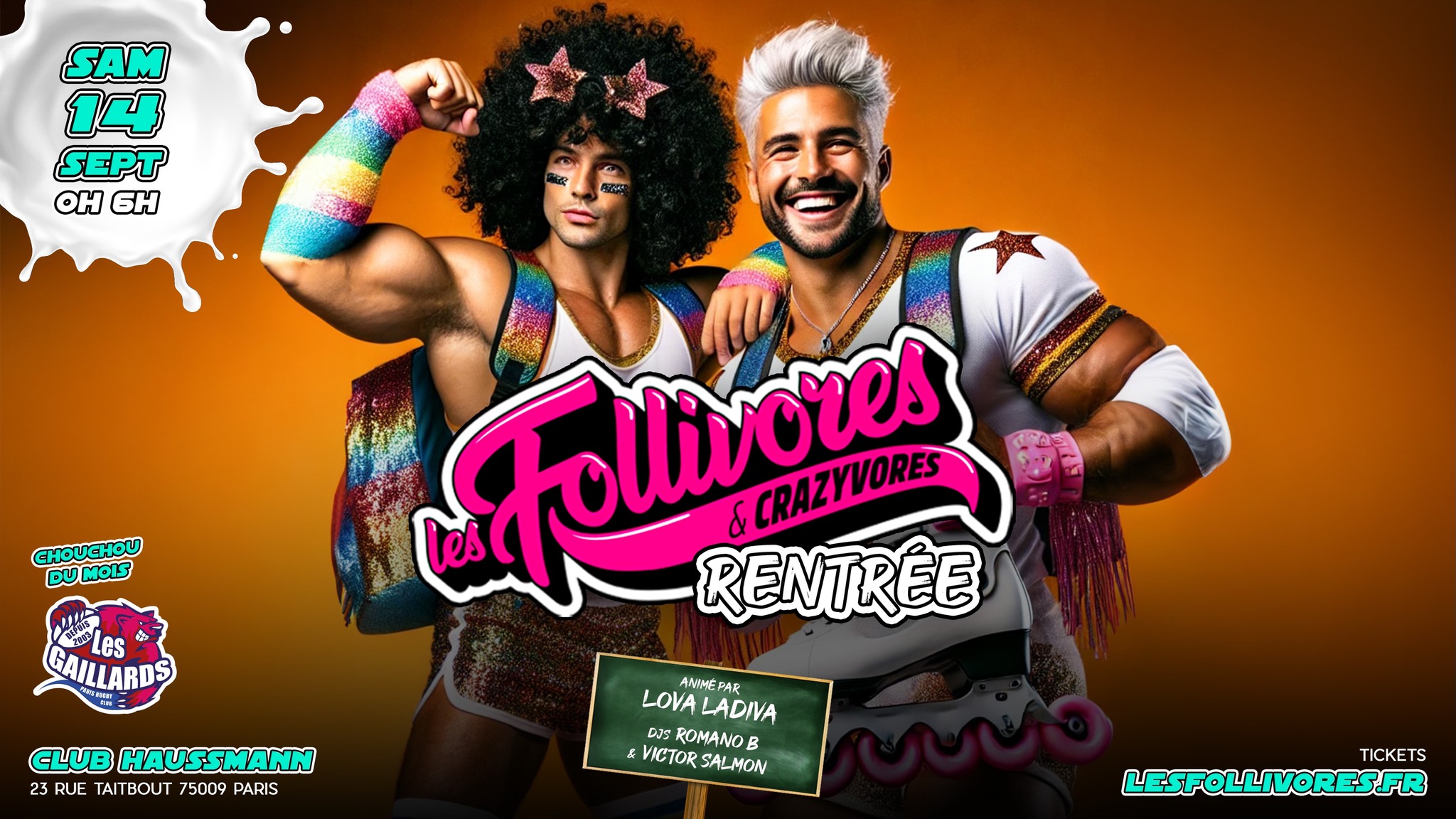 Les Follivores au Club Haussmann