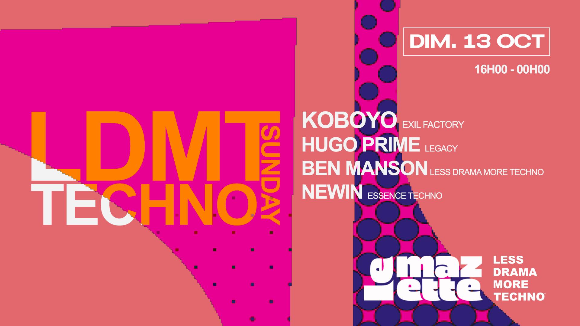 Less Drama More Techno 16H/00H à Le Mazette