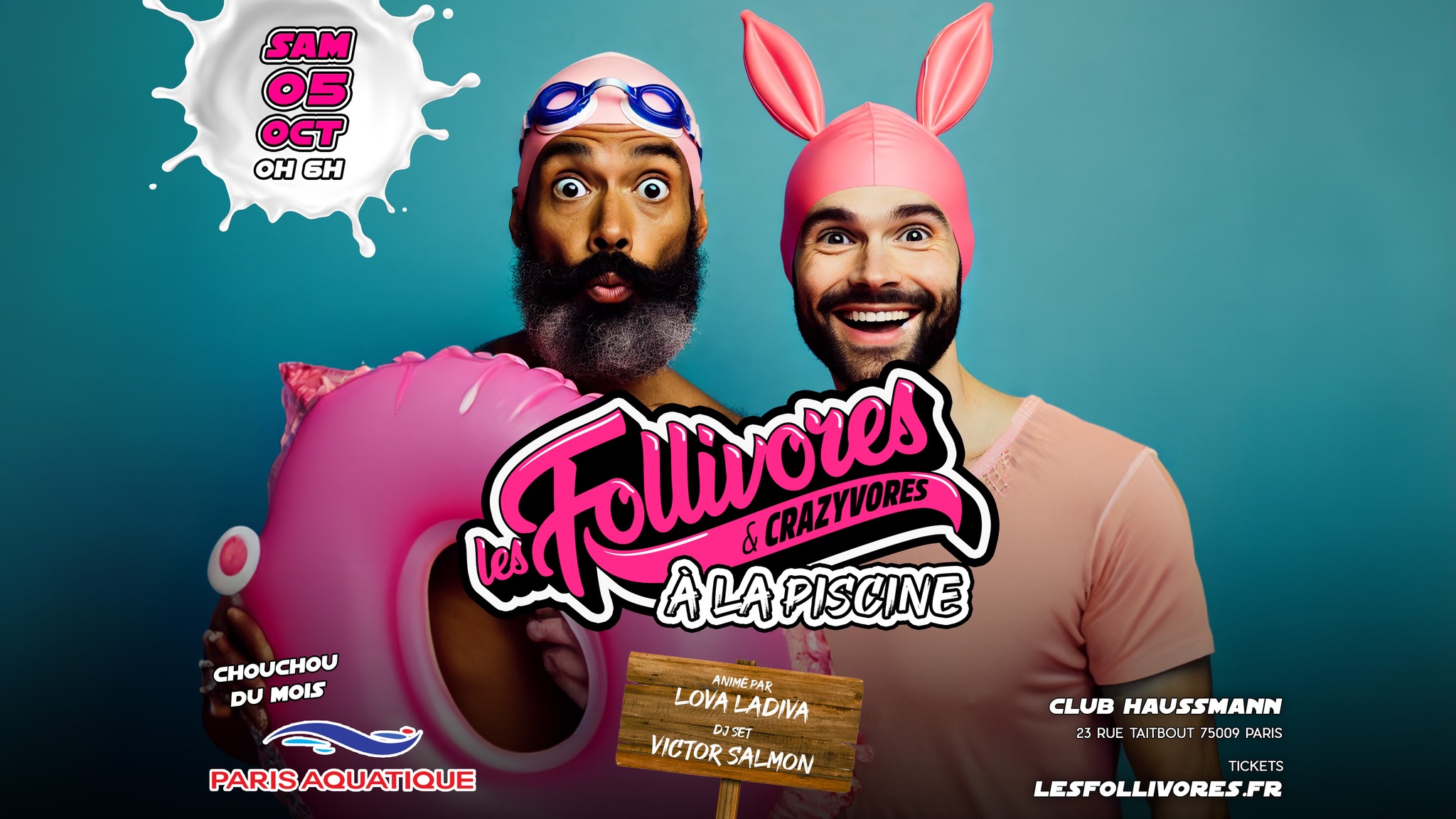Les Follivores au Club Haussmann