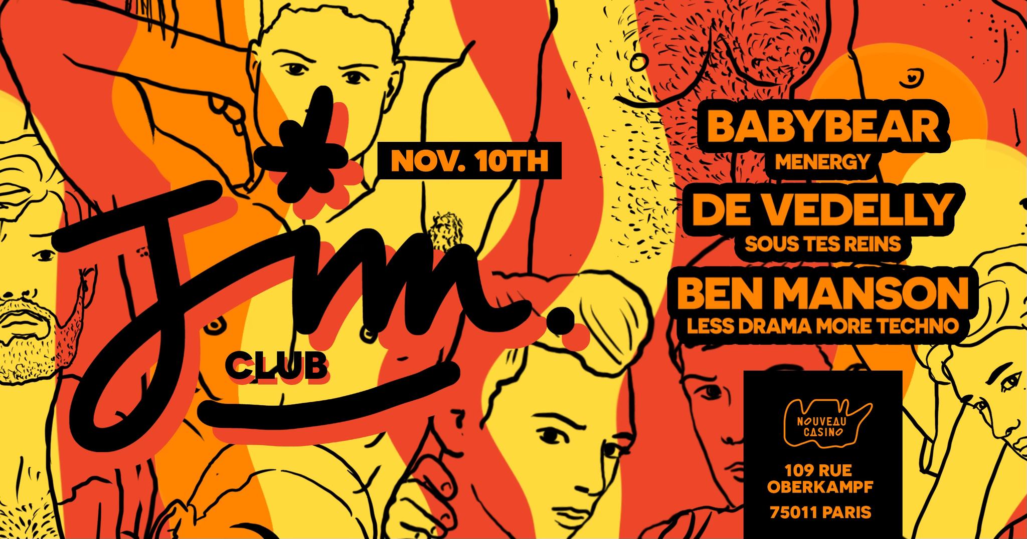 JIM Club au Nouveau Casino