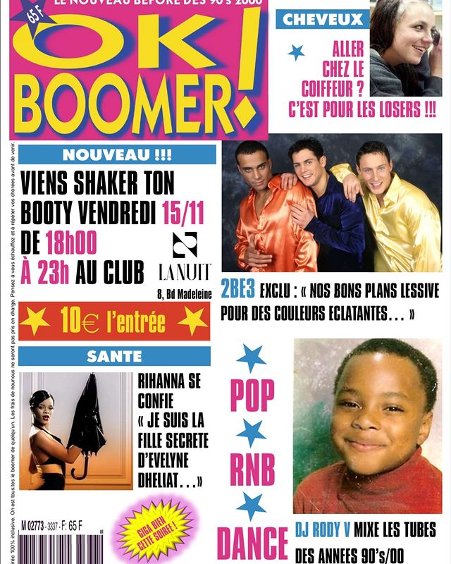 OK Boomer 18H/23H à La Nuit