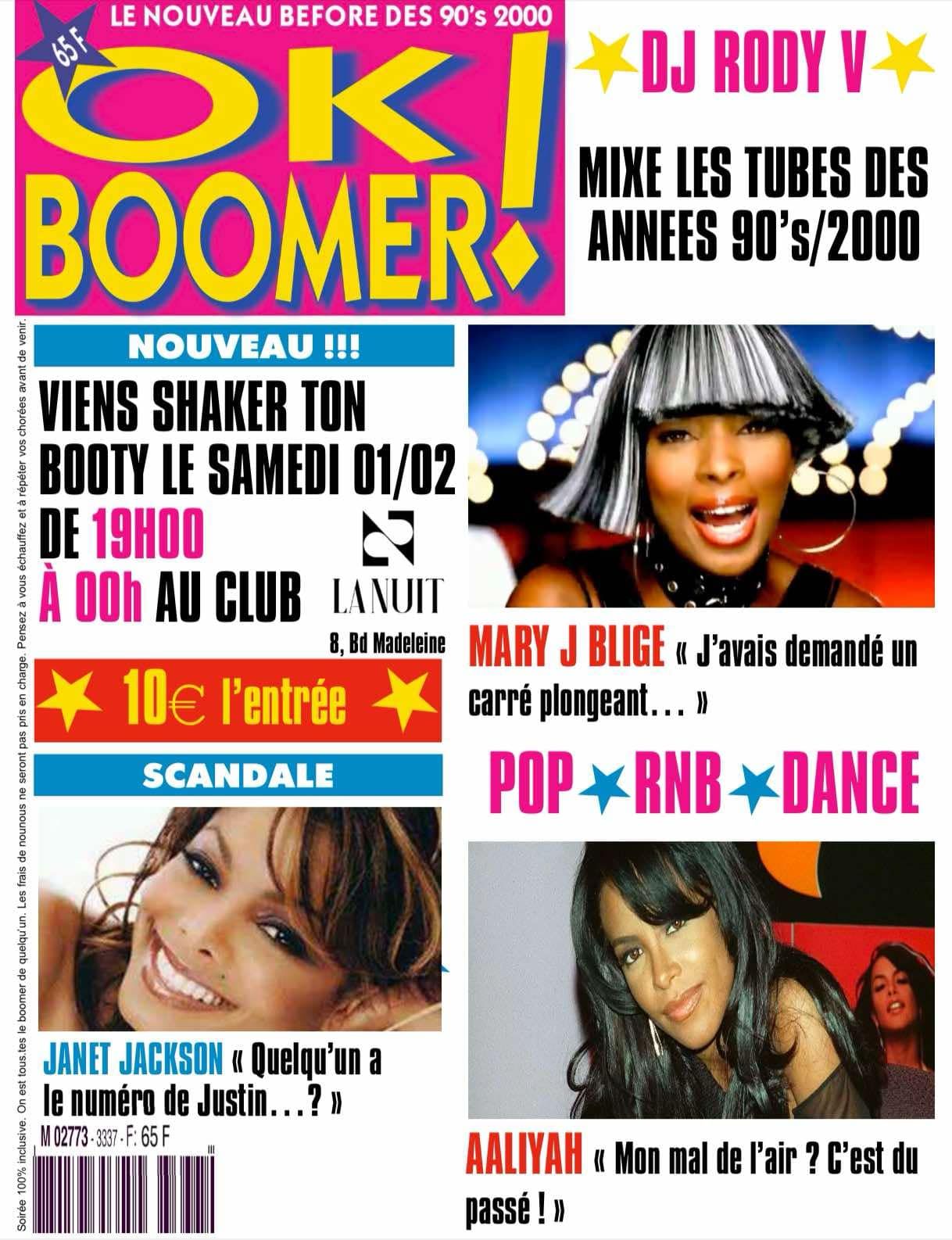 OK BOOMER ! 19h/00h à La Nuit