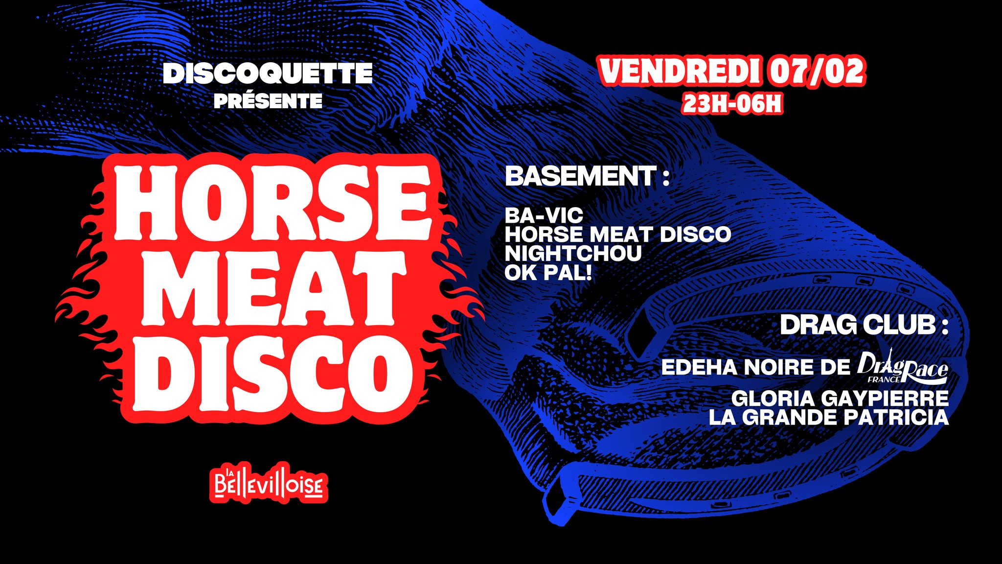 Discoquette présente Horse of Disco à La Bellevilloise