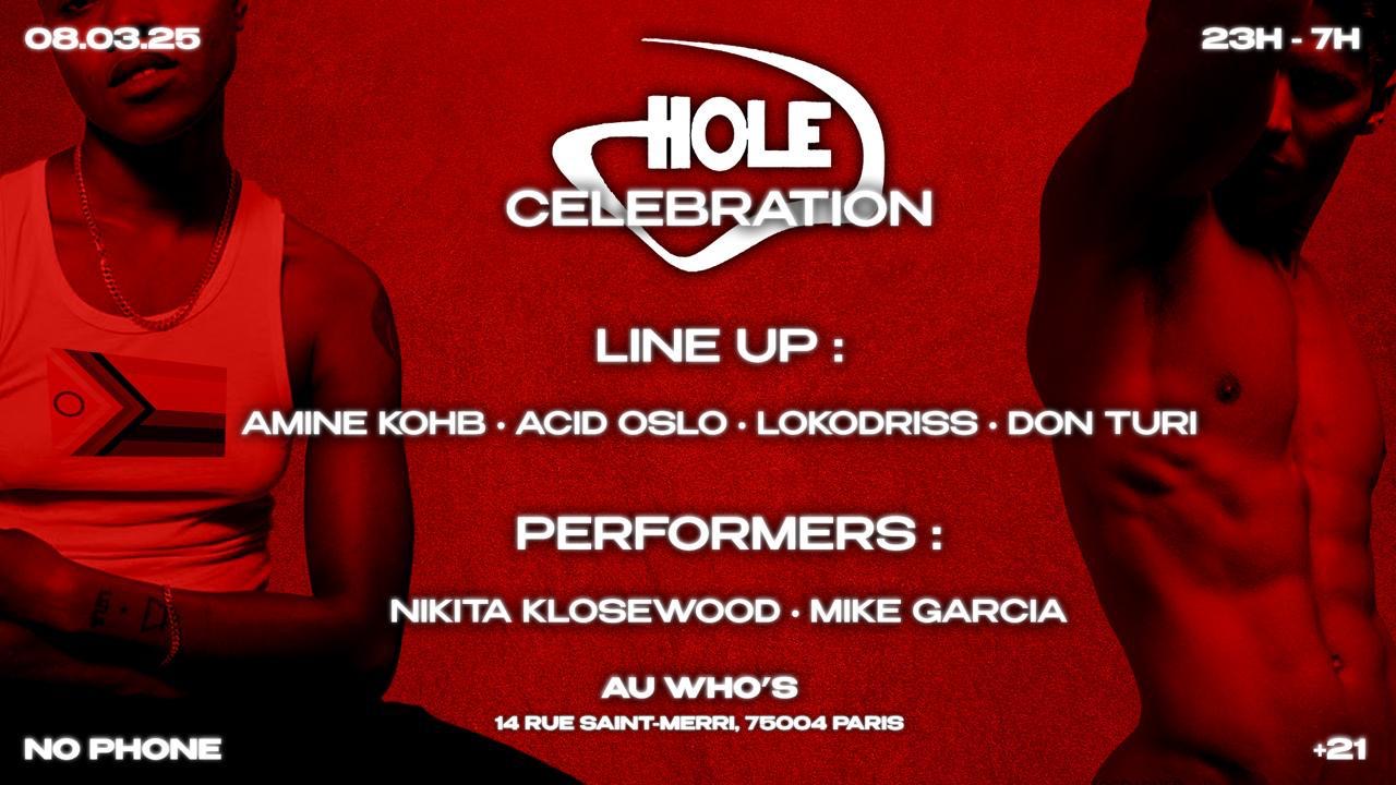 HOLE Celebration au Who's