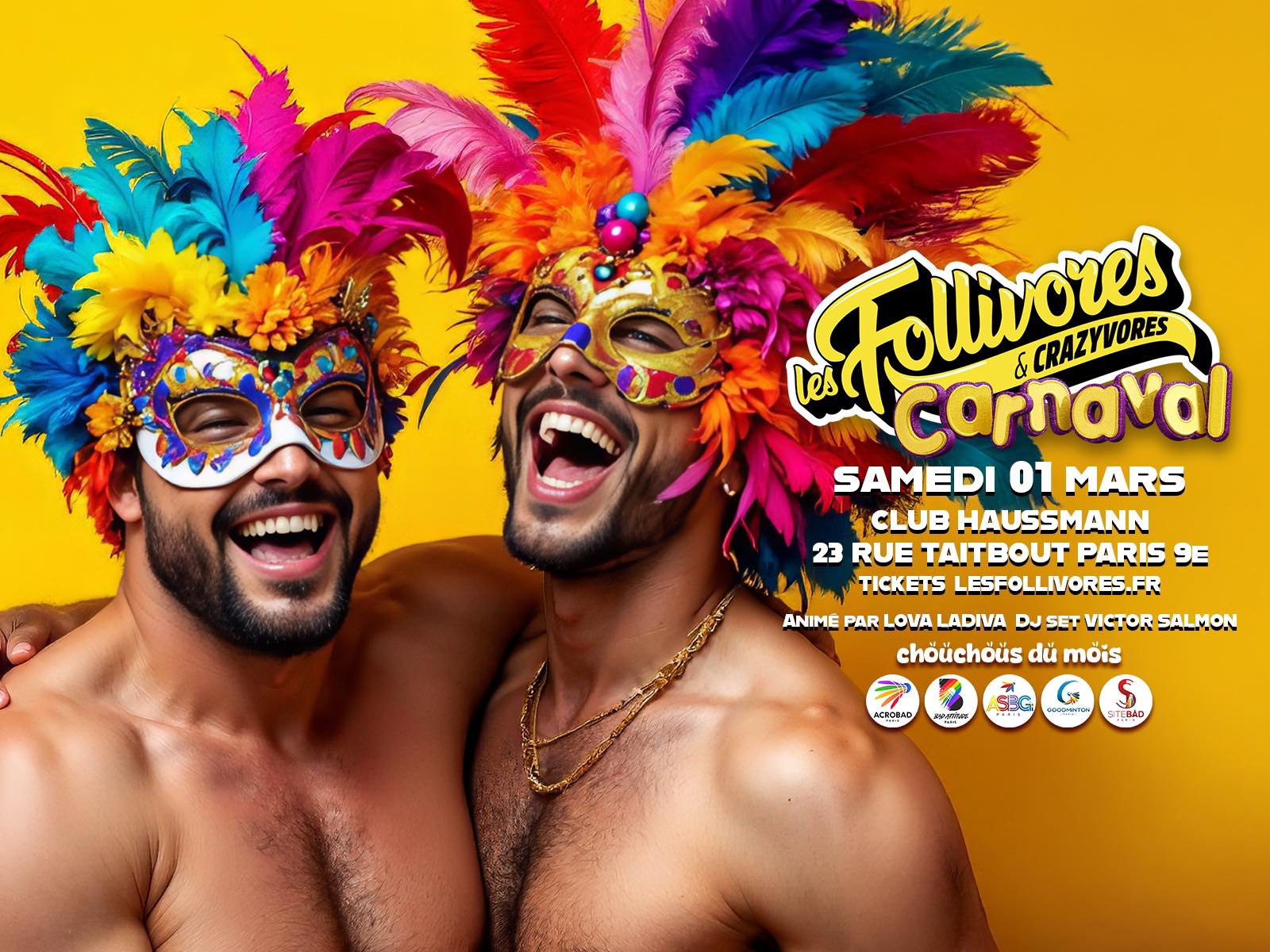 Les Follivores & Crazyvores au Club Haussmann