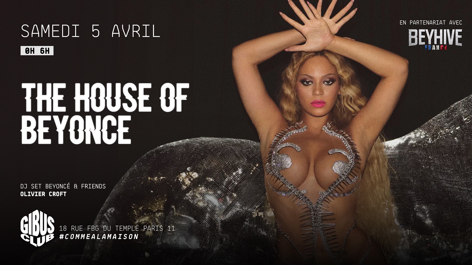 The House of Beyoncé au Gibus