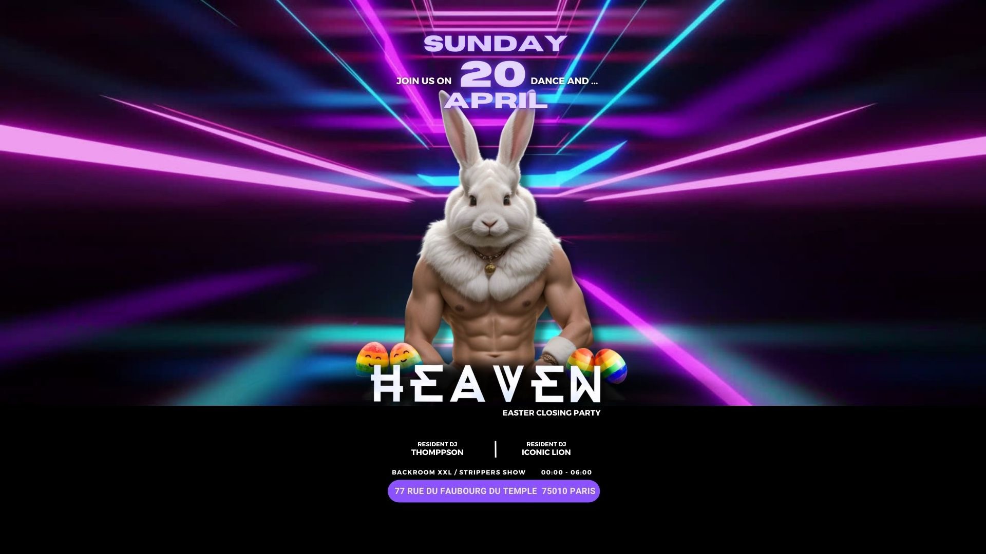Heaven Easter Closing Party au Chéri Chéri