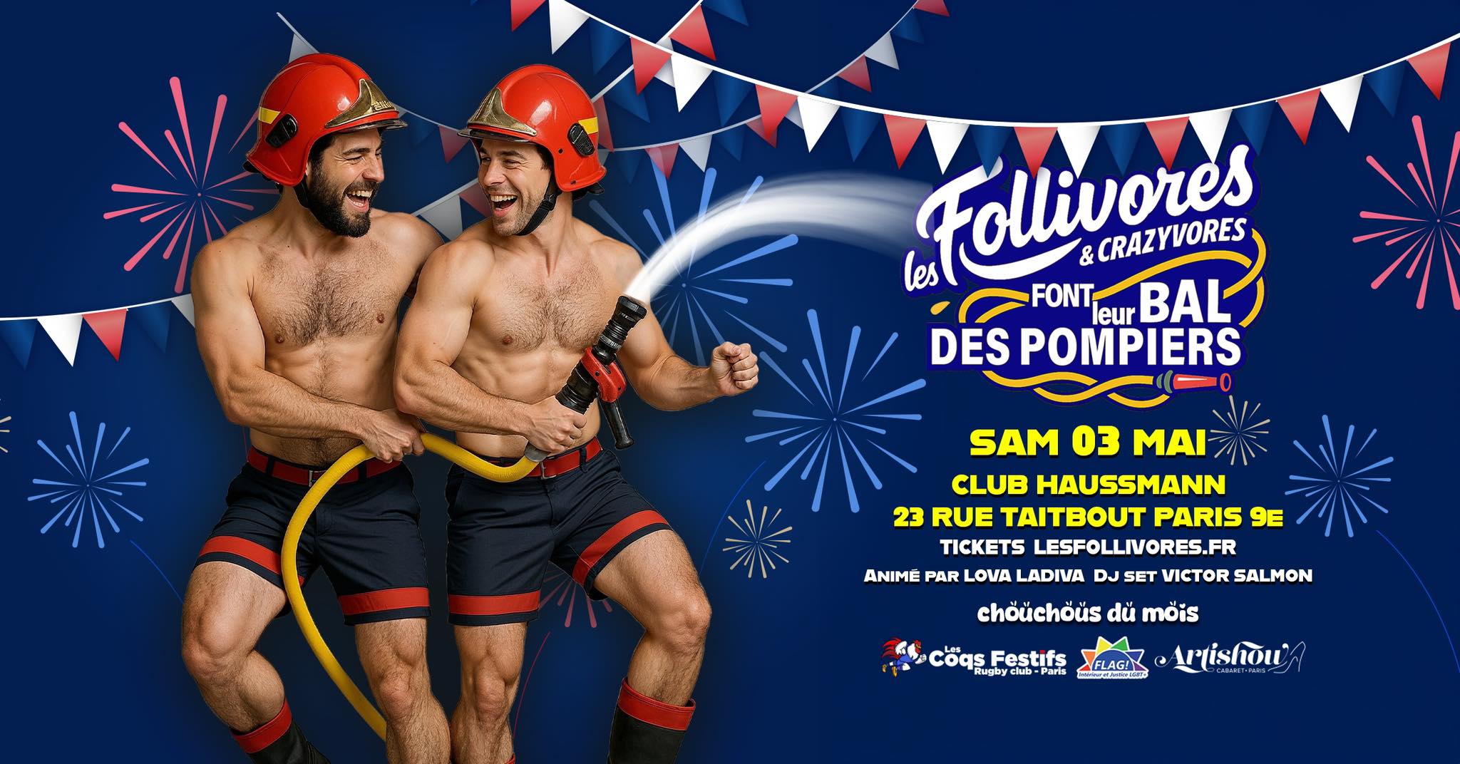 Les Follivores et Crazyvores au Club Haussmann