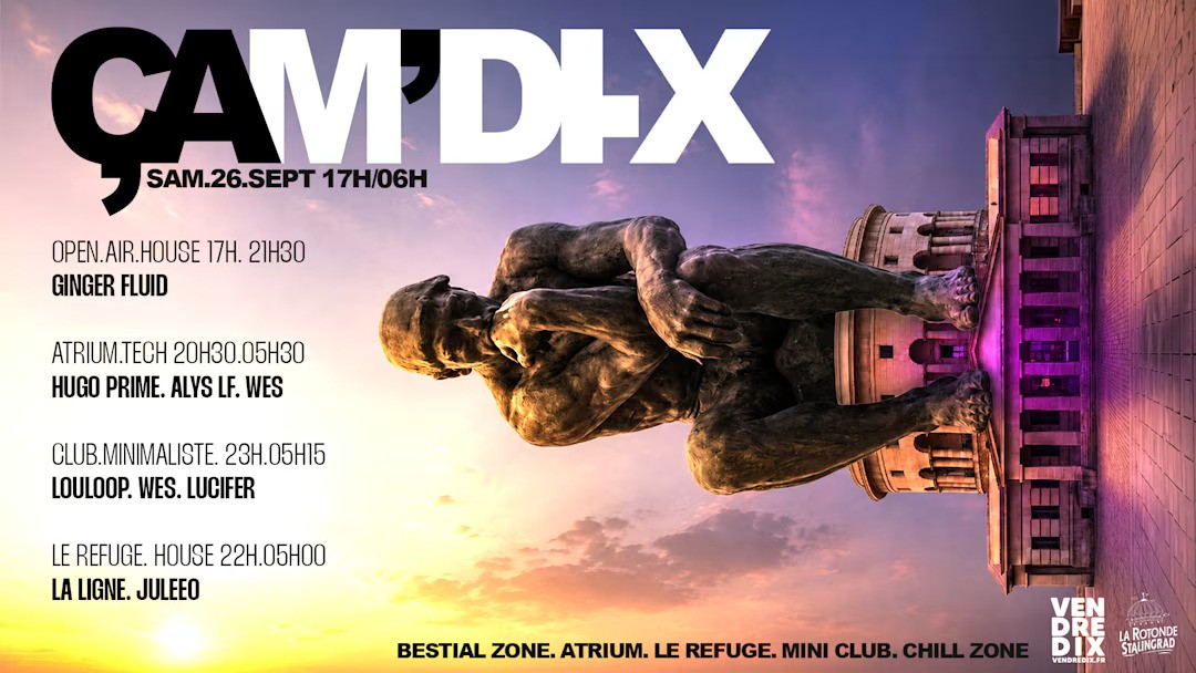Çam’DI.X première à La Rotonde Stalingrad