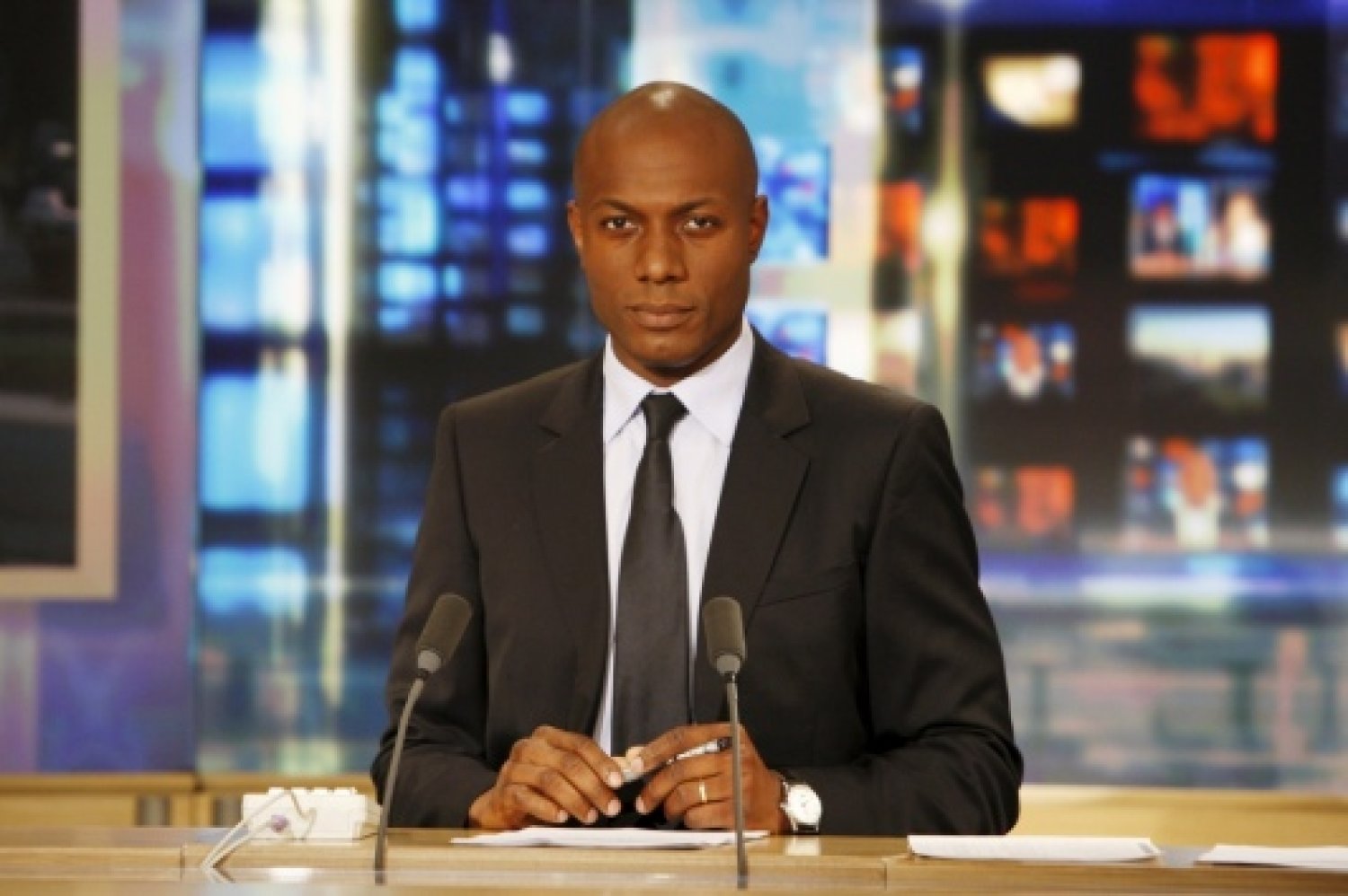 Harry Roselmack aux commandes du Journal de TF1