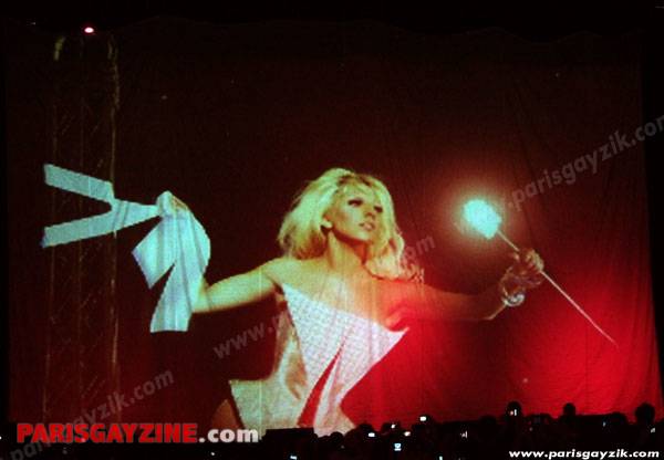 Rideau de Lady Gaga - Olympia 2009