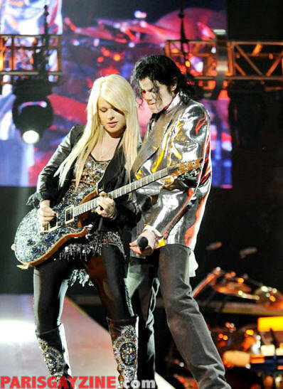Michael Jackson & Orianthi Panagaris 2009