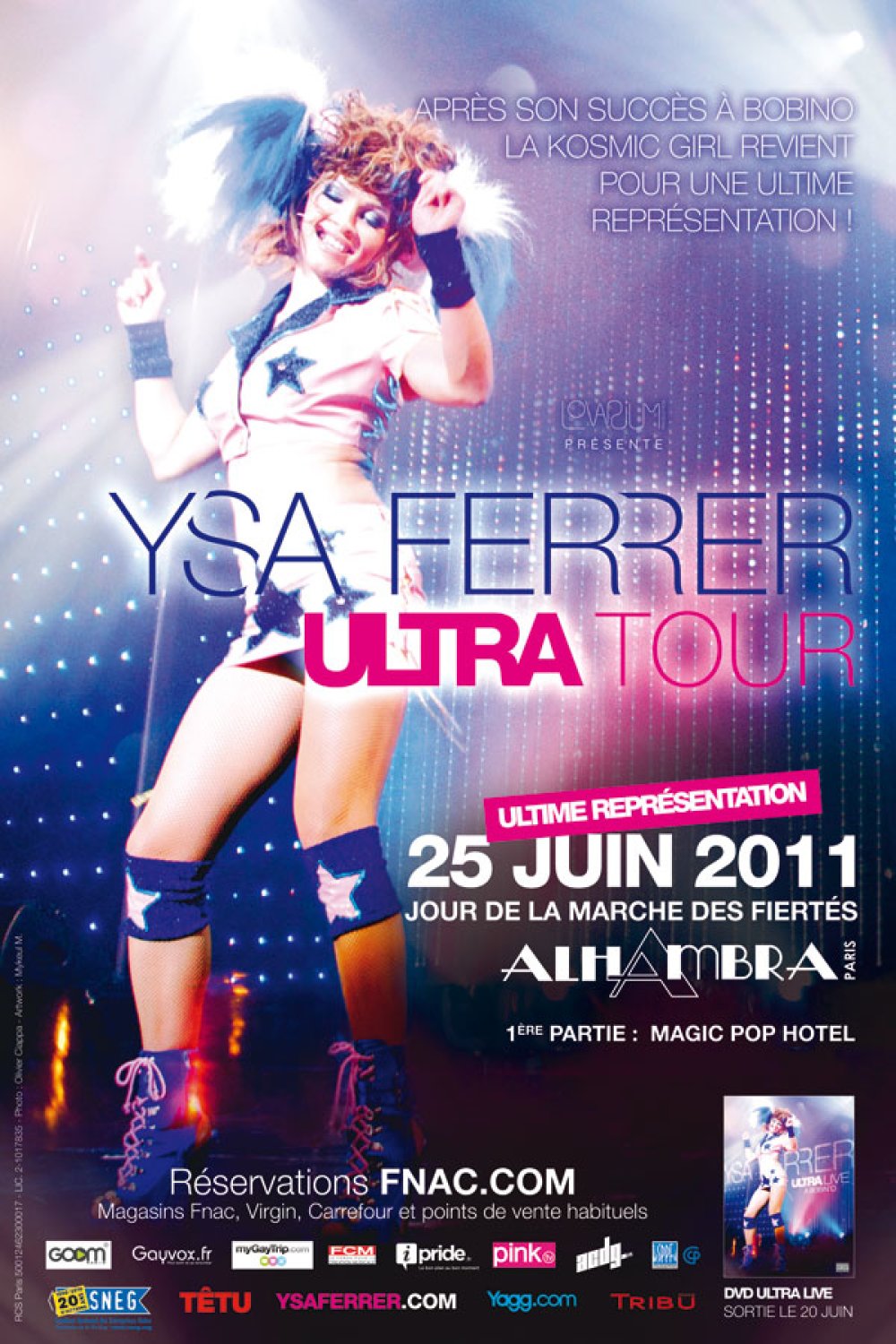Ultra tour, Ysa Ferrer en concert à l'Alhambra 