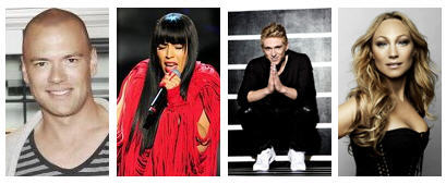 Melodifestivalen 2012 - Les artistes