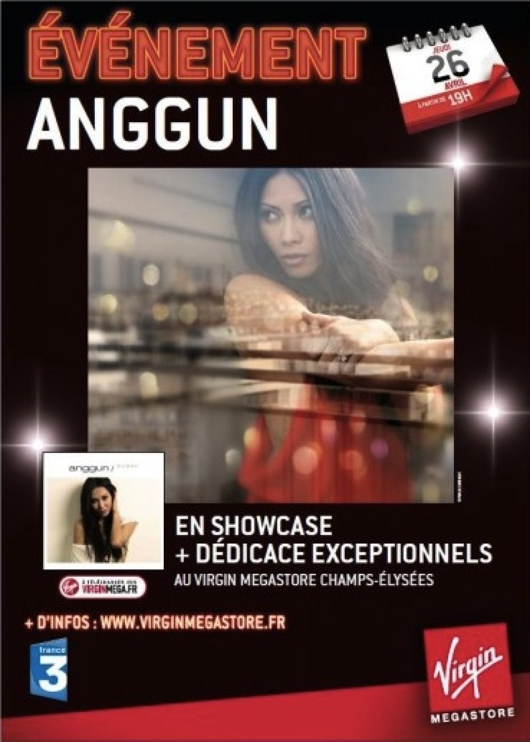 Anggun au Virgin (Paris - 2012)