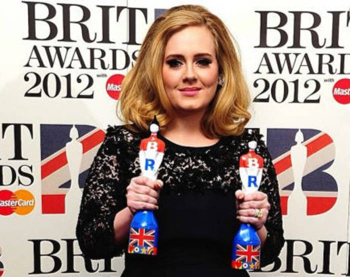 Adele Brit Awards 2012