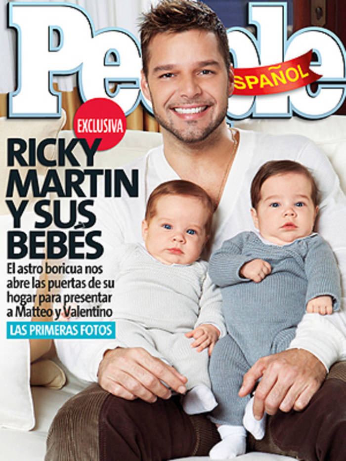 Ricky Martin et ses enfants