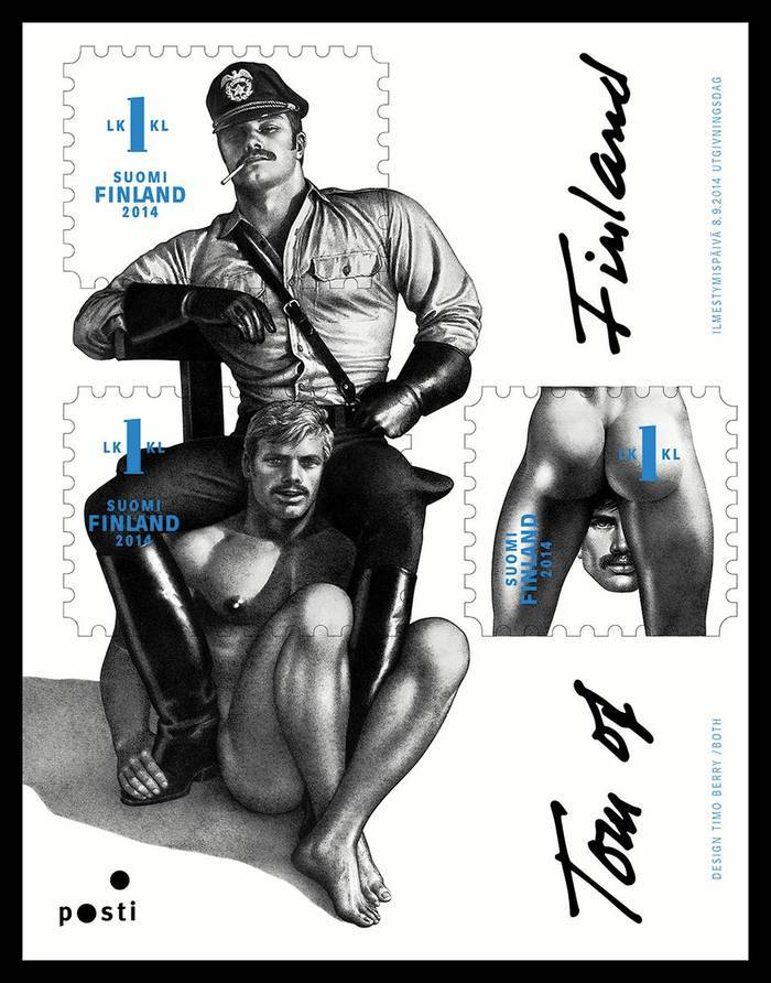 Les timbres poste Tom of Finland