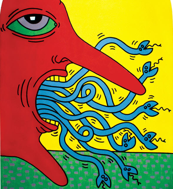 Keith Haring - The political line