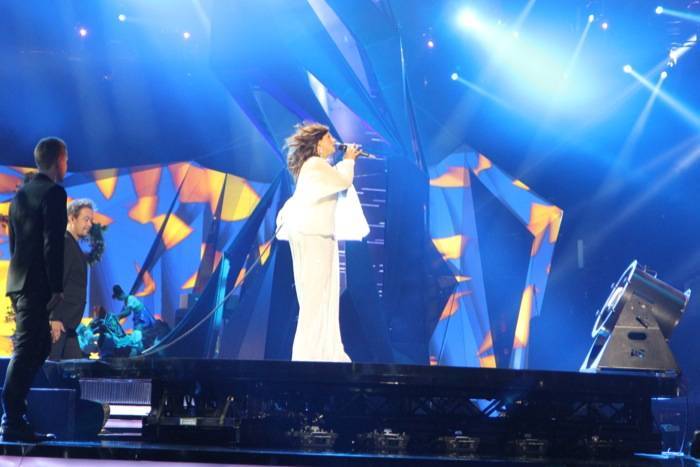 Carola pour une apparition flash - Eurovision 2013