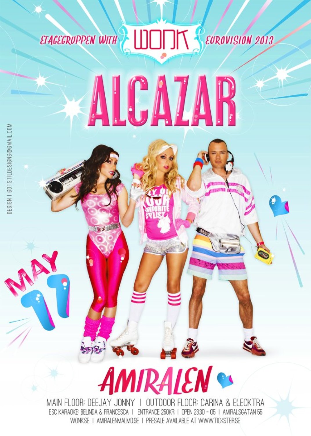 Eurovision 2013 : Alcazar au WONK