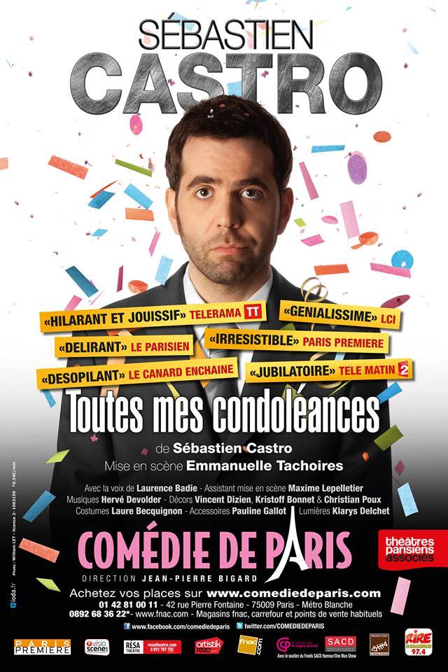 Sébastien Castro dans Toutes mes condoléances