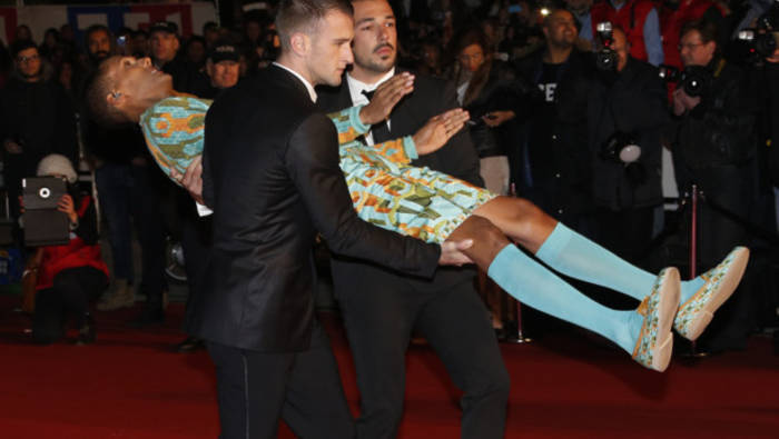 Stromae sur le tapis rouge