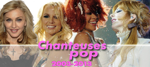 Chanteuses pop : albums 2003 à 2013