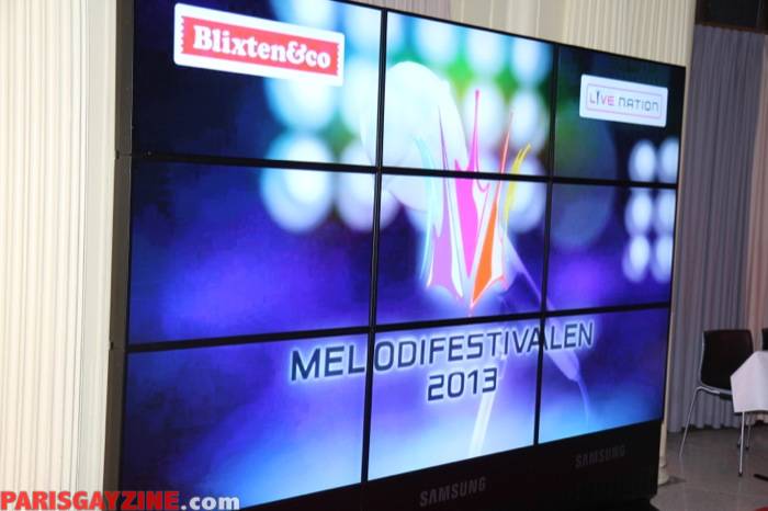 Melodifestivalen 2013 : Welcome Party au Café Opera