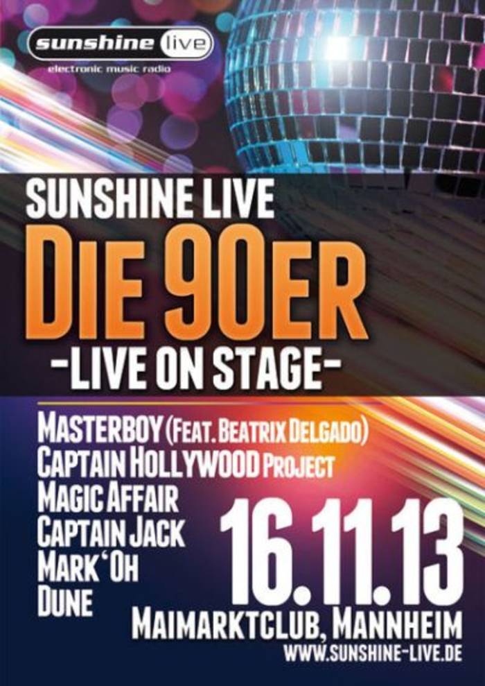 Sunshine live - Die 90er - Live on stage 2013