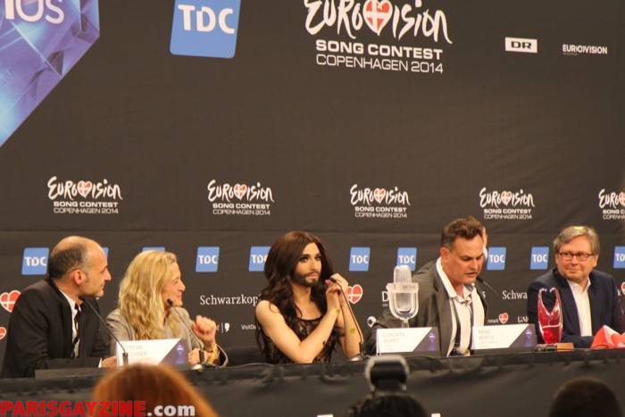 Eurovision 2014 : Presse conférence de Conchita Wurst