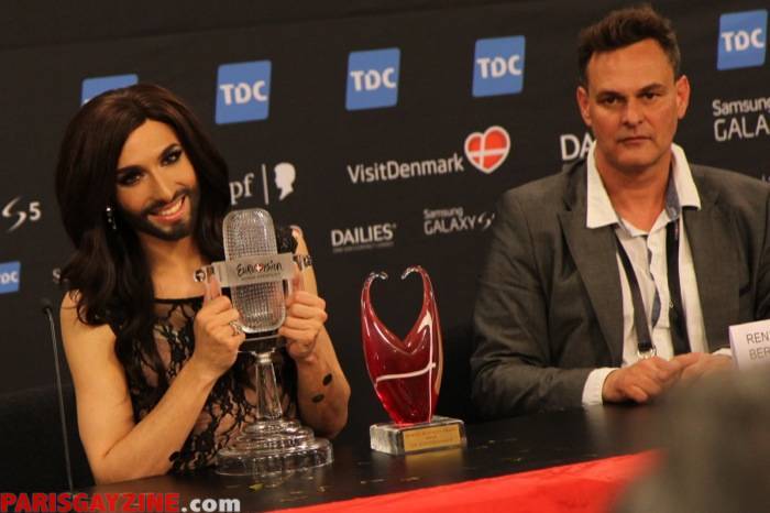 Eurovision 2014 : Presse conférence de Conchita Wurst