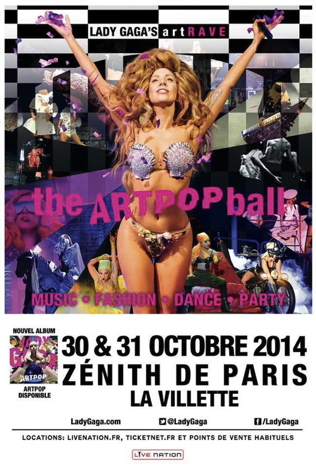 Lady Gaga au Zénith avec Art Rave The Artpop Ball (Paris)